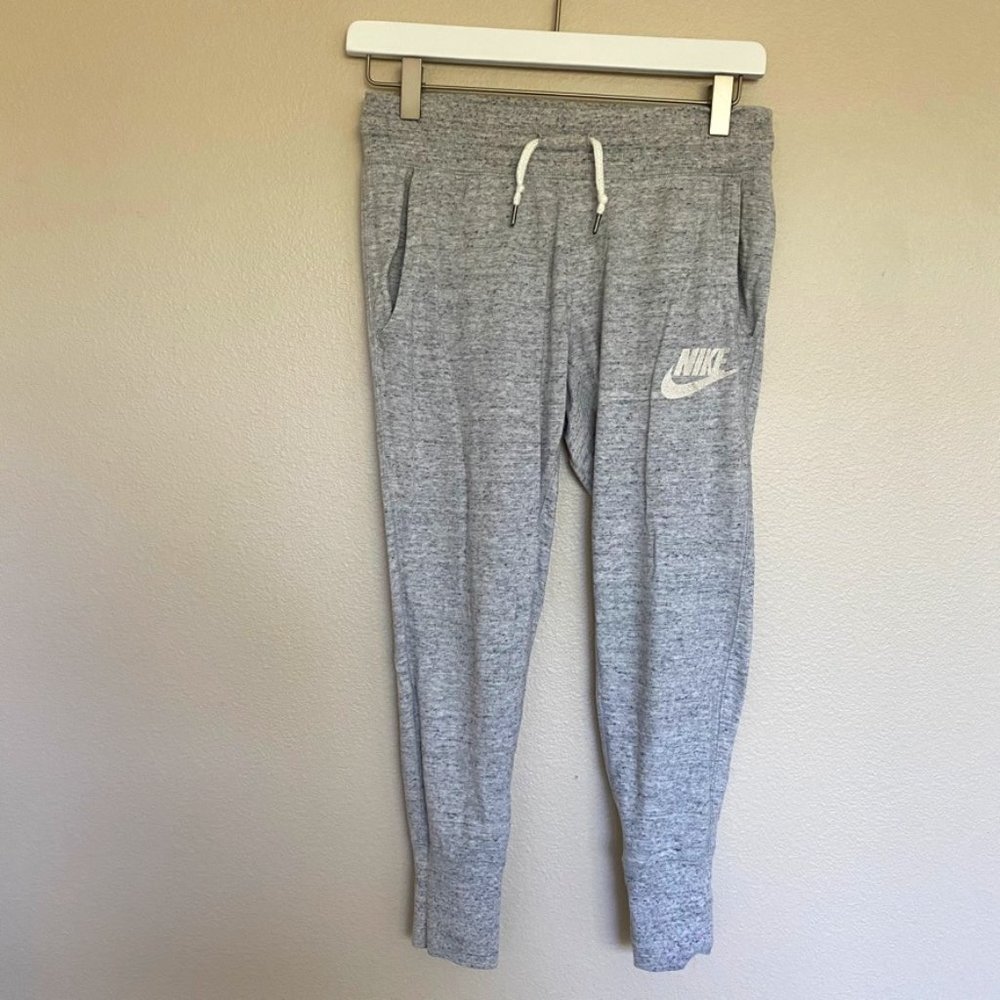 Nike Grey Cropped Joggers